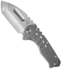 Medford Praetorian T Frame Lock Knife Tumbled/Flame (3.75" Stonewash) MKT