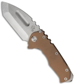 Medford Praetorian G/T Frame Lock Knife Coyote/Flame (3.75" Stonewash) MKT
