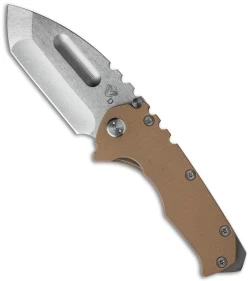Medford Praetorian G/T Frame Lock Knife Coyote/Ano (3.75" Stonewash) MKT