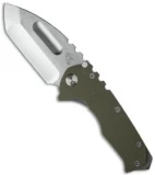 Medford Praetorian G/T Frame Lock Knife OD/Flame (3.75" Stonewash) MKT