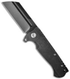 Andre de Villiers Mid-Tech Butcher Frame Lock Knife Smokewash (3.75") AdV