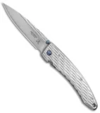 Mcusta Large Nami Frame Lock Knife (3.5" Damascus) MC-112D