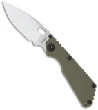 Strider SnG Frame Lock Knife Green G-10 (3.5" Stonewash)