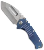 Medford Praetorian T Frame Lock Knife Blue Titanium (3.75" Stonewash) MKT