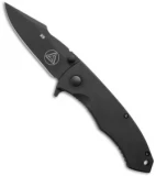 Combative Edge X9 Frame Lock Knife Titanium (3.25" Black)