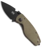 DPx HEAT/F Frame Lock Knife OD Green G-10 Titanium (2.375" Black)