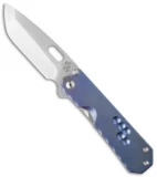 DSK Tactical Knives GF-1 Gentleman Folder Knife Blue (4" Stonewash)