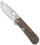 DSK Tactical Knives GF-1 Gentleman Folder Frame Lock Knife (4" Bead Blast)
