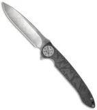 Curtiss Knives Liner Lock Knife Carbon Fiber (4" Acid Wash)