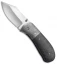 Chuck Gedraitis Small Puffin Liner Lock Knife Damascus/Carbon Fiber (2.4" Satin)