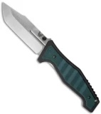 Benchmade Vicar Liner Lock Knife Green/Black G-10 (3.86" Stonewash) 757