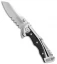 CRKT Graphite Glenn Klecker Liner Lock Knife (3.06" Satin Serr) 5195