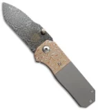 Sheepdog Knives RFK Frame Lock Knife Titanium + Mokume (3" Damascus)
