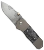Sheepdog Knives RFK Frame Lock Knife Titanium + Carbon Fiber (3" Hamon)