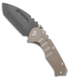 Medford Praetorian Frame Lock Knife Bronze Titanium (3.75" Black) MKT