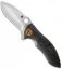 Spyderco Rubicon Flipper Liner Lock Knife Carbon Fiber (3" Satin) C187CFP