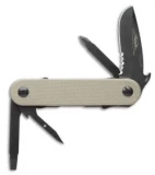 Emerson Multitasker EDC-2 Multi-Tool Liner Lock Knife Tan (2.625" Black Serr)