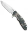 Hinderer Knives XM-18 3.0 Spanto Flipper Knife ACU Camo G-10 (Stonewash)