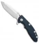Hinderer Knives XM-18 3.0 Spanto Flipper Knife Black/Blue G-10 (Stonewash)