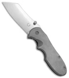 Red Horse Knife Works The Chopper Frame Lock Knife Ti (3.5" Satin)