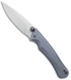 Gavko Custom Friction Folder Knife Blue Titanium (3" Stonewash)