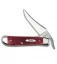 Case RussLock Knife 4.25" Dark Red Bone (61953L CV)06994