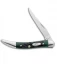 Case Small Texas Toothpick Knife 3" Bermuda Green Bone (610096 SS) 09722