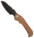 Medford TFF-3 Frame Lock Knife Coyote G-10 (4.25" Black) MKT