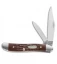 Case Working Peanut Knife 2.875" Jigged Brown Synthetic (6220 SS) 046
