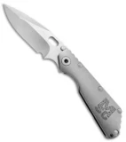 Mick Strider Custom SMF Knife Stonewashed Graphic Titanium Handle MSC
