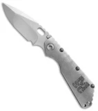 Mick Strider Custom SMF Knife Stonewash Graphic Titanium Handle MSC