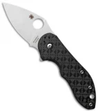 Spyderco Dice Flipper Frame Lock Knife Carbon Fiber Lam. (2.5" Satin) C182CFTIP
