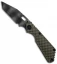 Strider Knives SnG Tanto 3/4 OD Green GG Gunner Grip Knife (3.5" Tiger Stripe)