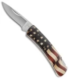 Buck Gent Knife 2.75" American Flag Overlay 0525AFS