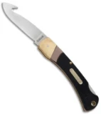 Schrade Old Timer Golden Claw Gut Hook Lockback Pocket Knife 5" Saw Cut 157OT