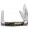 Schrade Imperial Stockman Knife 3.375" Black Swirl Acrylic IMP17S
