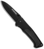Schrade Spear Point Liner Lock Knife (3.25" Black) SCH209