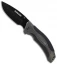 Schrade Drop Point Liner Lock Knife (3.625" Black) SCH205