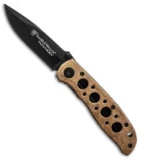 Smith & Wesson Extreme OPS Folding Knife Desert Tan (3.25" Black) CK105HD