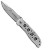 Smith & Wesson Extreme Ops Liner Lock Knife Silver (3.25" Satin) CK105H