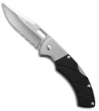 Buck Talus Lockback Knife Black G-10 (2.3" Satin Serr) 0316BKX