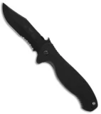 Emerson Patriot BTS Knife Black G-10 (3.9" Black Serr)