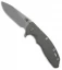 Hinderer Knives XM-18 3.5 Slicer Flipper Knife Gray G-10 (Stonewash)