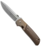 Bob Terzuola Custom ATCF Knife Brown G-10 (3.875" Polished)