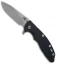 Hinderer Knives XM-18 3.5 Slicer Flipper Knife Blue/Black G-10 (Stonewash)