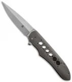 Jason Clark Hybrid DP Dagger Knife Titanium Flipper (3.5" Satin)