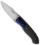 O'Hare Knives F2K Folder Timascus/Carbon Fiber Knife (3.5" Satin)