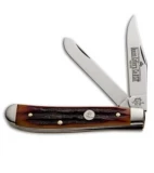 Queen Cutlery Mini Trapper Knife 3.5" Aged Honey Bone 51T-ACSB
