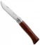 Opinel Luxe  No. 8 Folding Knife Padouk (3.25" Mirror) #8 SS