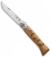 Opinel No. 8 Stainless Steel Folding Knife Oak (3.25" Satin) #8 SS Chamois